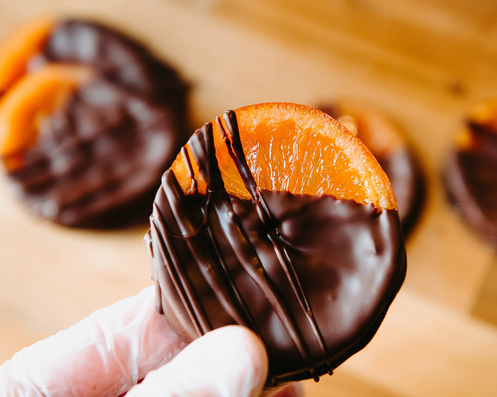 Chocolate Dipped Orange Slices - TCS