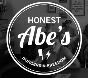 Four Honest Abe's Burgers + Freedom Stickers